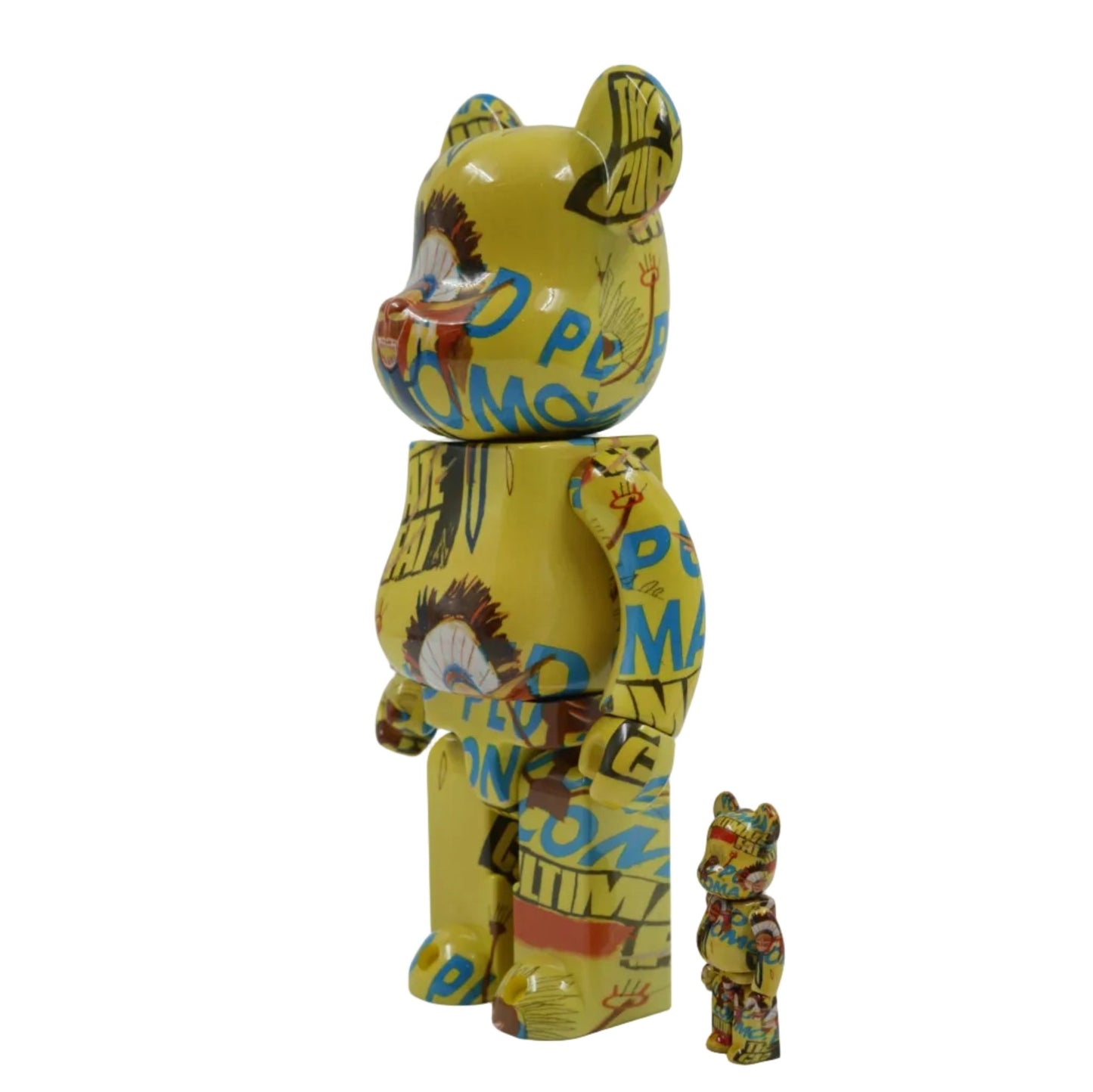 Bearbrick Andy Warhol x Jean - Michel Basquiat 3 100% And 400% Set - Bearbrick - SecondPlace