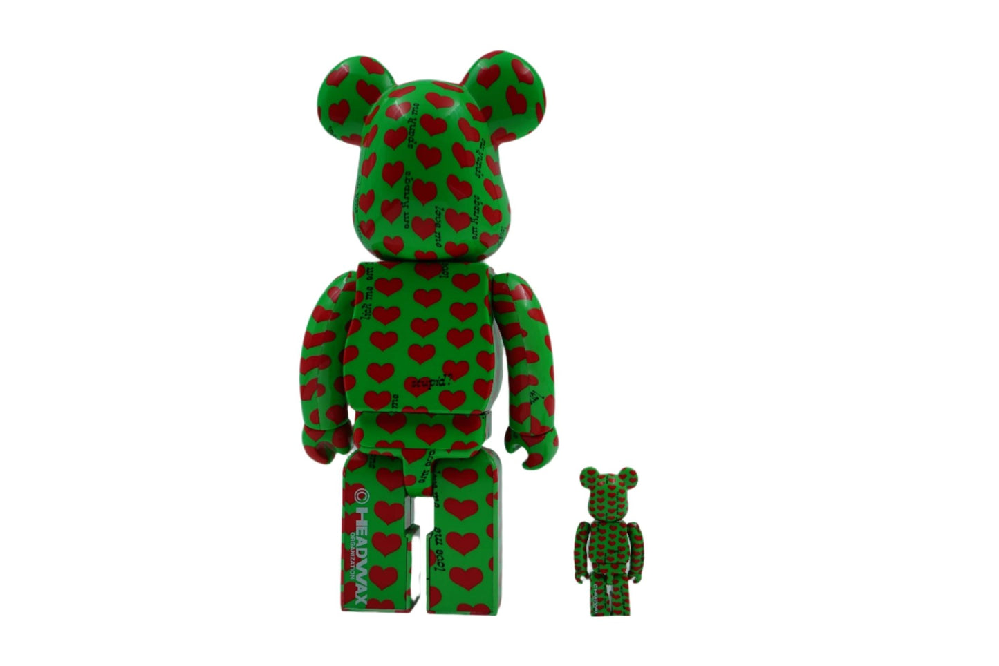 Bearbrick Green Heart - Bearbrick - SecondPlace