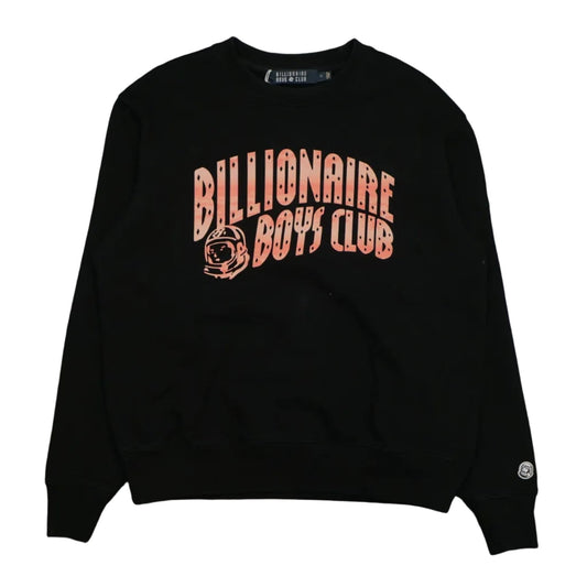 Billionaire Boys Club Peach Astronaut Logo Black Crewneck - Billionaire Boys Club - SecondPlace