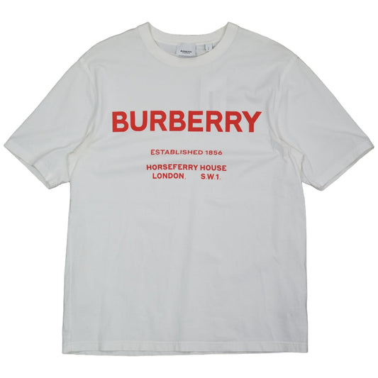 Burberry Horseferry House White T-Shirt - Burberry - SecondPlace