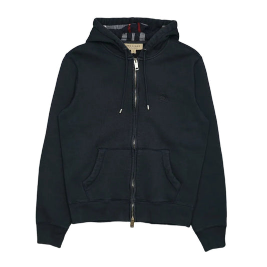 Burberry Navy Full Zip Hoodie - Burberry - SecondPlace