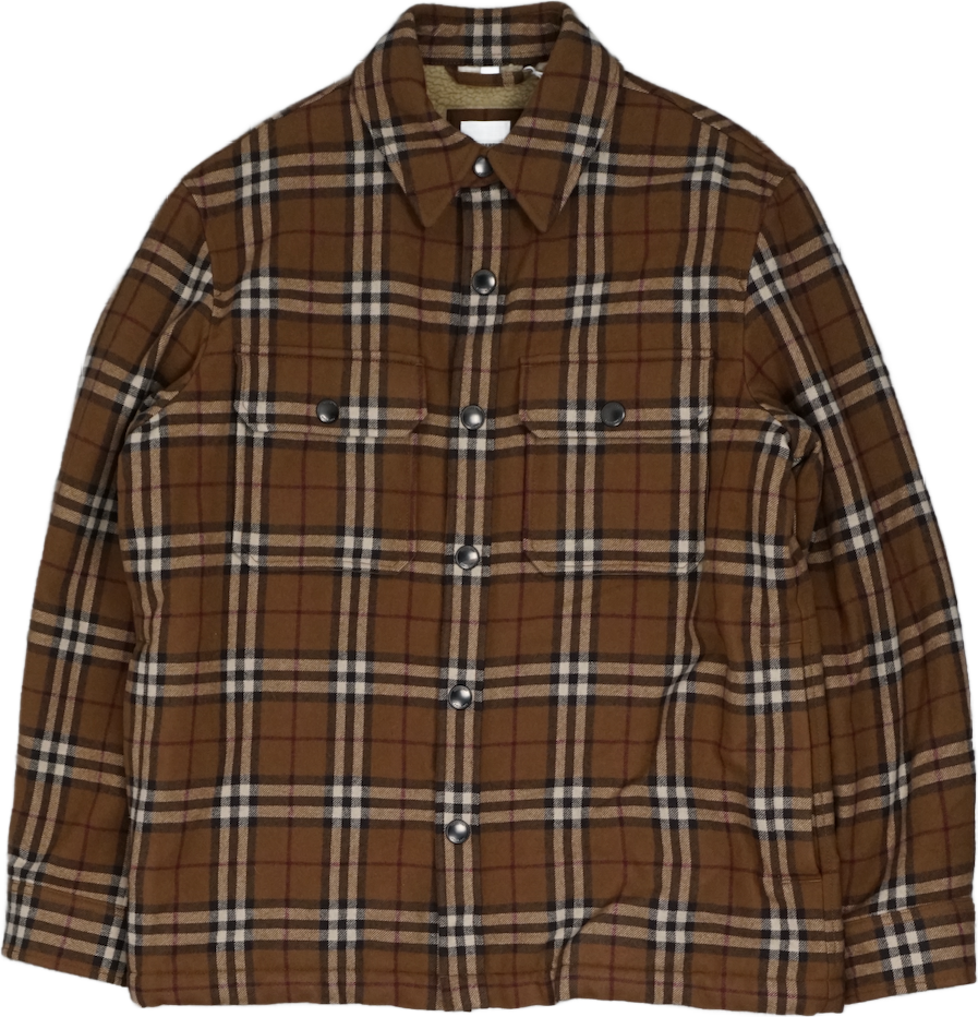 Burberry Calmore Brown Monogram Overshirt