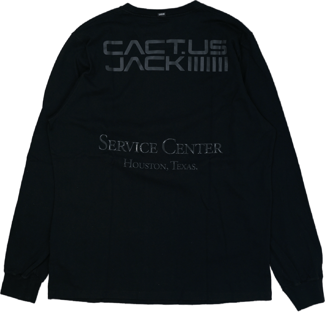 Cactus Jack x Nike Service Center Black Longsleeve - Cactus Jack - SecondPlace