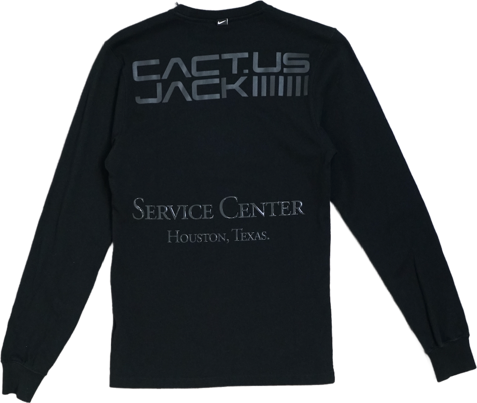 Cactus Jack x Nike Service Center Black Longsleeve