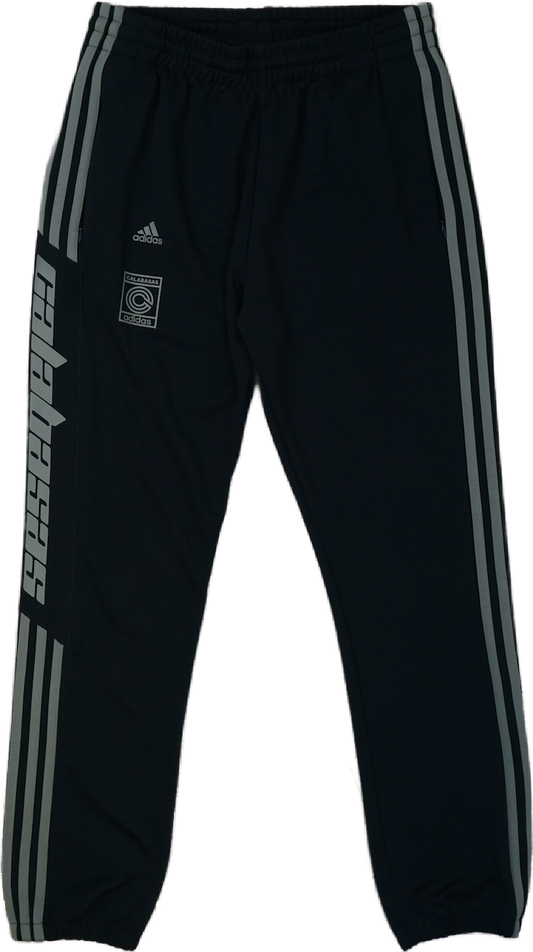 Adidas x Yeezy Clabasas Green Stripes Black Trackpants