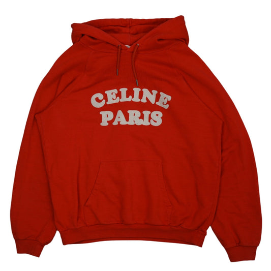Celine x Hedi Slimare Red Logo Hoodie - Celine - SecondPlace