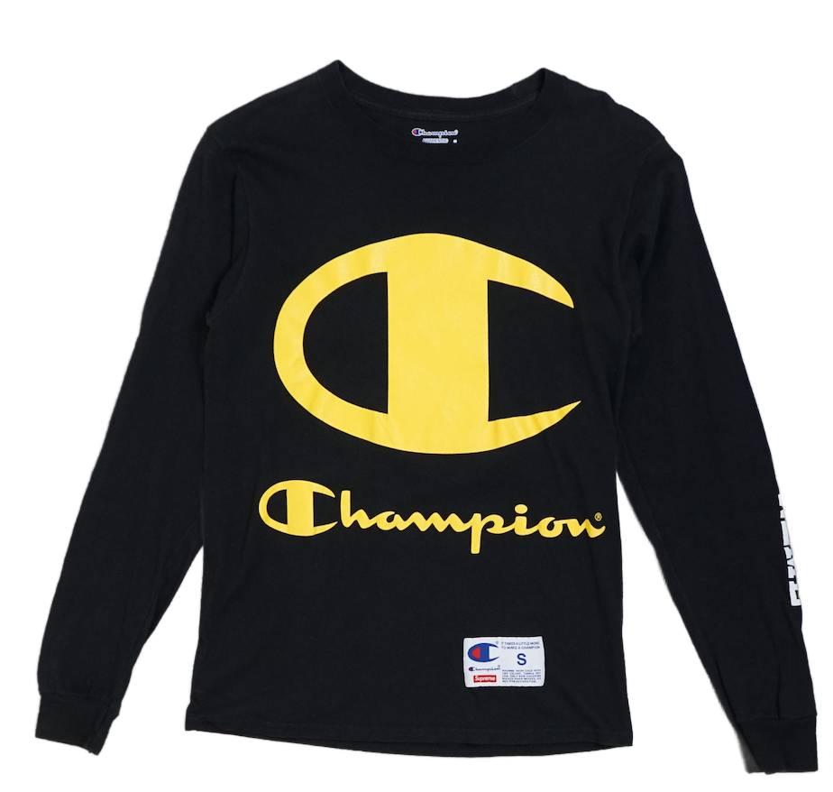 Supreme x Champion Black/Yellow Longsleeve