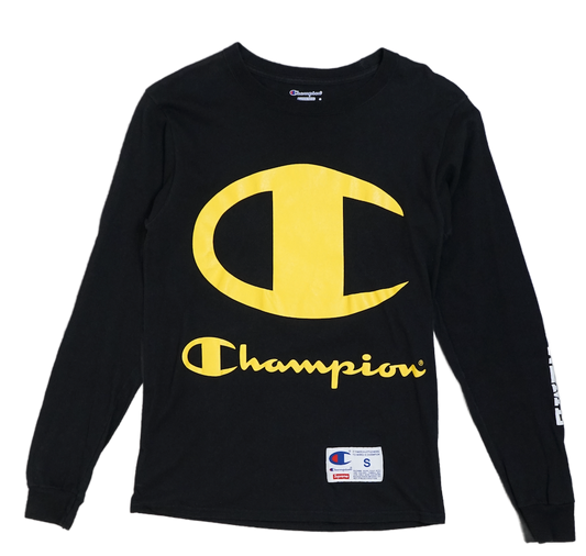 Supreme x Champion Black/Yellow Longsleeve