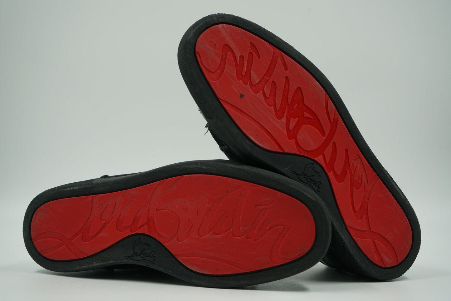 Christian Louboutin Louis Suede Leather-Trimmed Ripstop Trainers - Christian Louboutin - SecondPlace