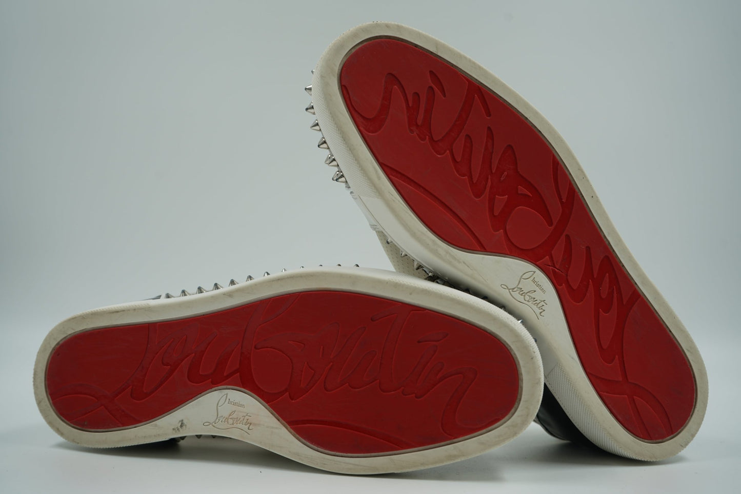 Christian Louboutin Multicolor Patent Leather Sosoxy Junior Spikes Sneakers - Christian Louboutin - SecondPlace