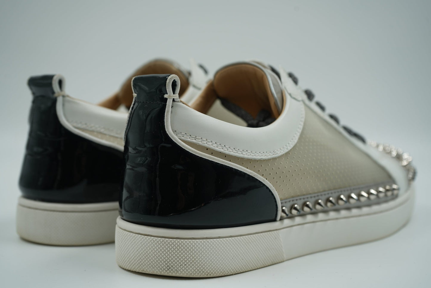 Christian Louboutin Multicolor Patent Leather Sosoxy Junior Spikes Sneakers - Christian Louboutin - SecondPlace