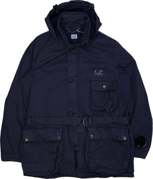 C.P Company Belted Mille Miglia Blue Jacket - C.P Company - SecondPlace