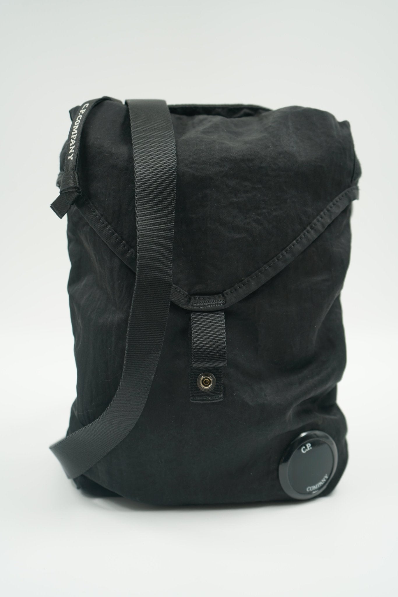 C.P Company Black Military Shoulder Bag - C.P Company - SecondPlace