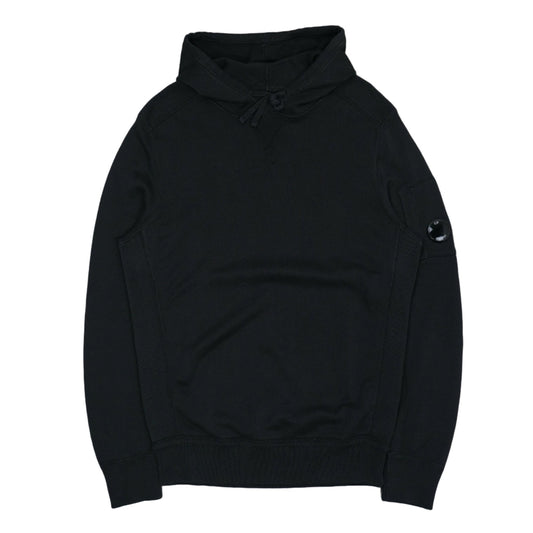 C.P Company Buckle Logo Black Hoodie - C.P Company - SecondPlace