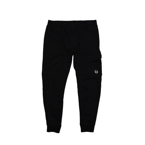 C.P Company Buckle Logo Black Sweatpants