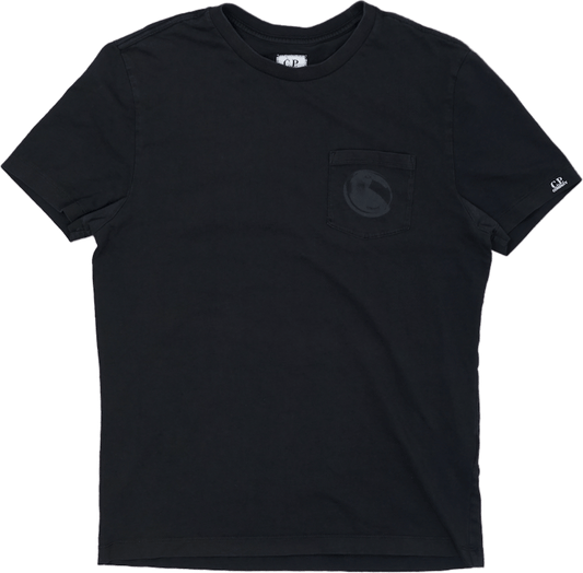 C.P Company Buckle Print Black T-Shirt - C.P Company - SecondPlace