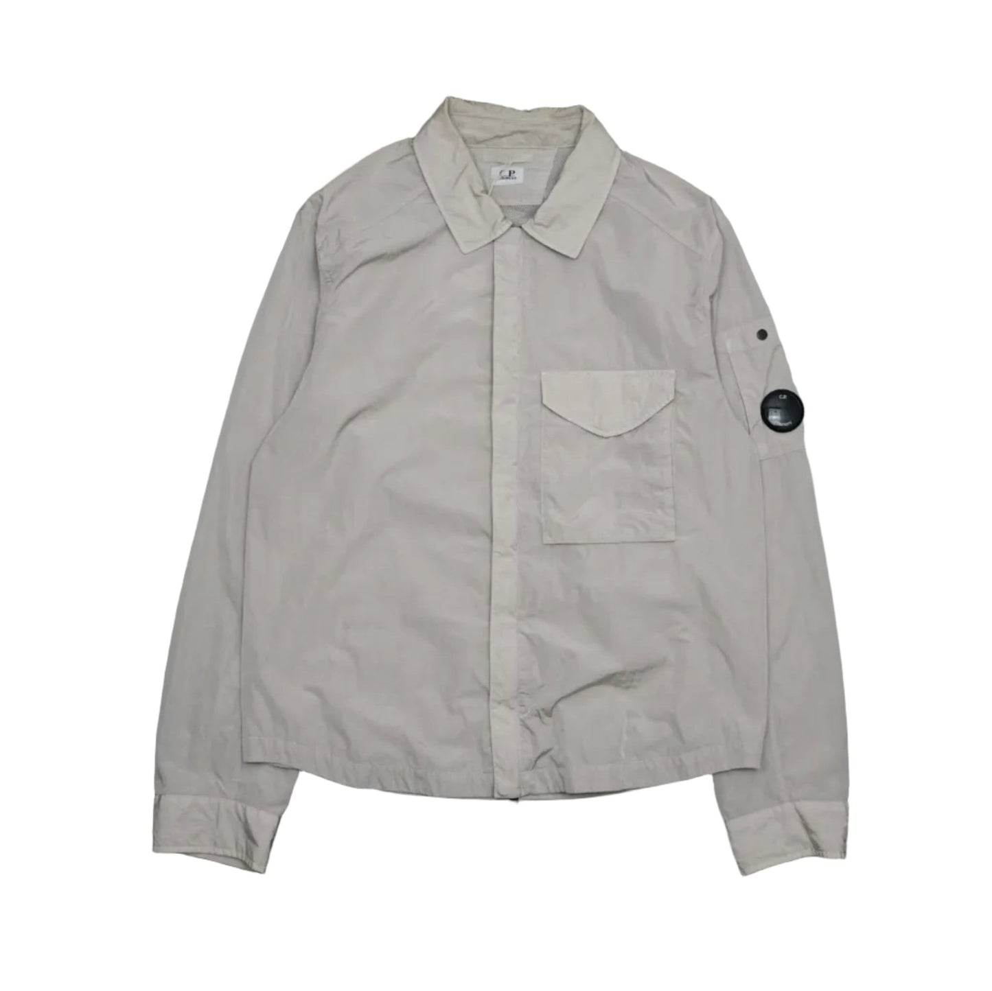C.P Company Chrome-R Beige Nylon Overshirt - C.P Company - SecondPlace