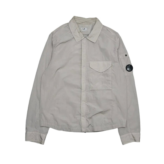C.P Company Chrome-R Beige Nylon Overshirt - C.P Company - SecondPlace
