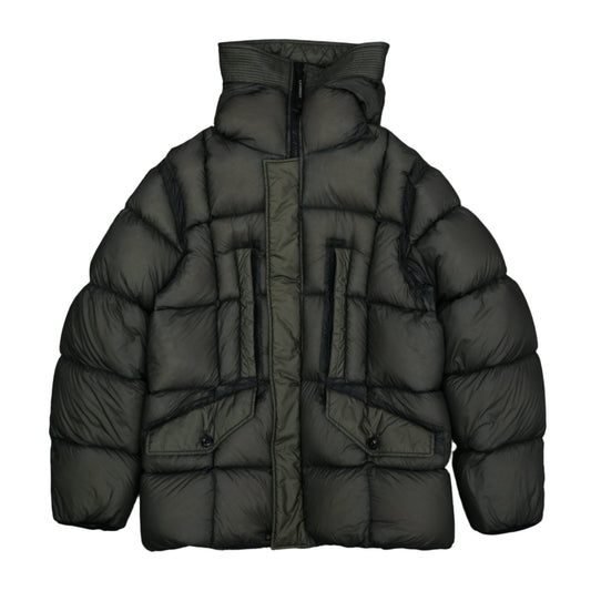 C.P Company D.D Shell Down Googles Green Jacket - C.P Company - SecondPlace