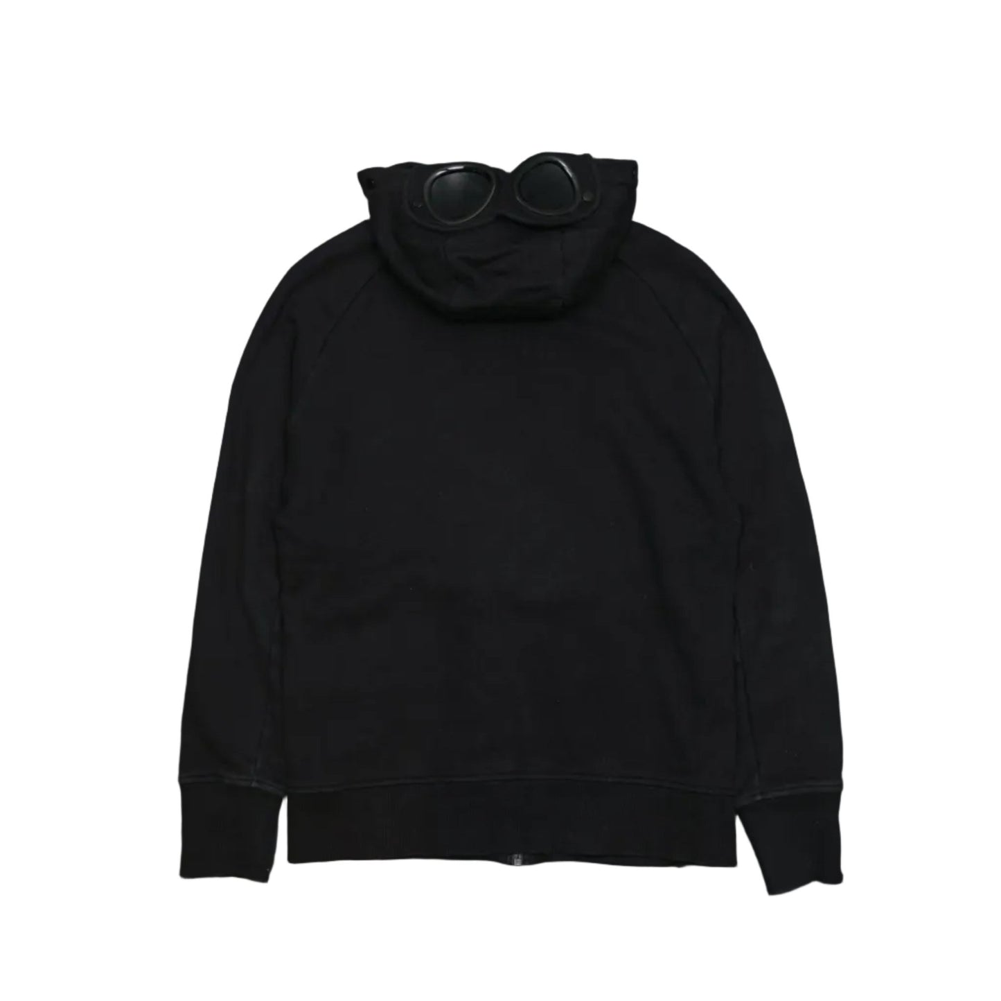 C.P Company Double Zip Goggles Black Hoodie - C.P Company - SecondPlace