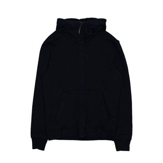 C.P Company Googles Hood Navy Blue Zip Hoodie - C.P Company - SecondPlace