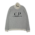 C.P Company Jacquard White Black Roll Neck