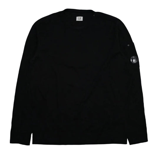 C.P Company Thin Knitwear Black Sweatshirt - C.P Company - SecondPlace