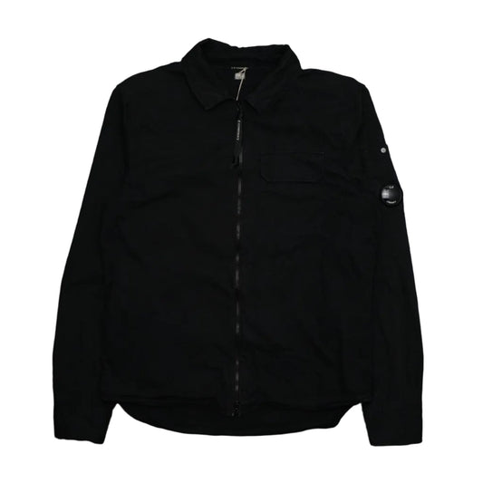 C.P Company Washed Out Black Overshirt - C.P Company - SecondPlace