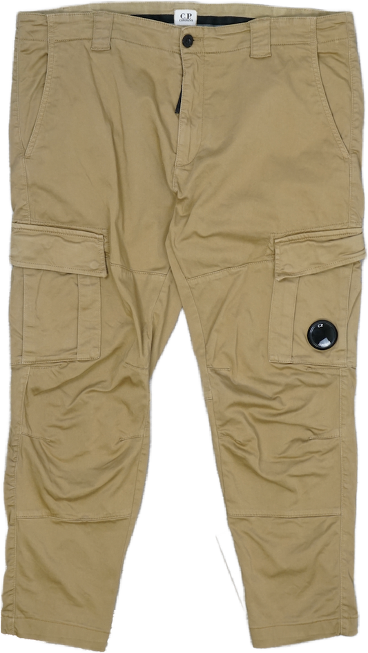 C.P Company Beige Ergonomic Fit Cargo Pants