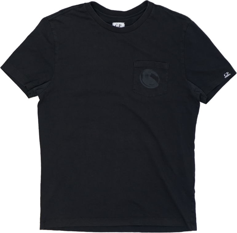 C.P Company Buckle Print Black T-Shirt