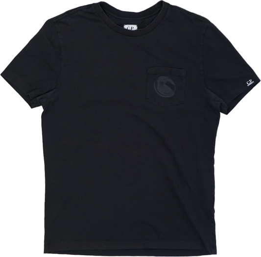 C.P Company Buckle Print Black T-Shirt