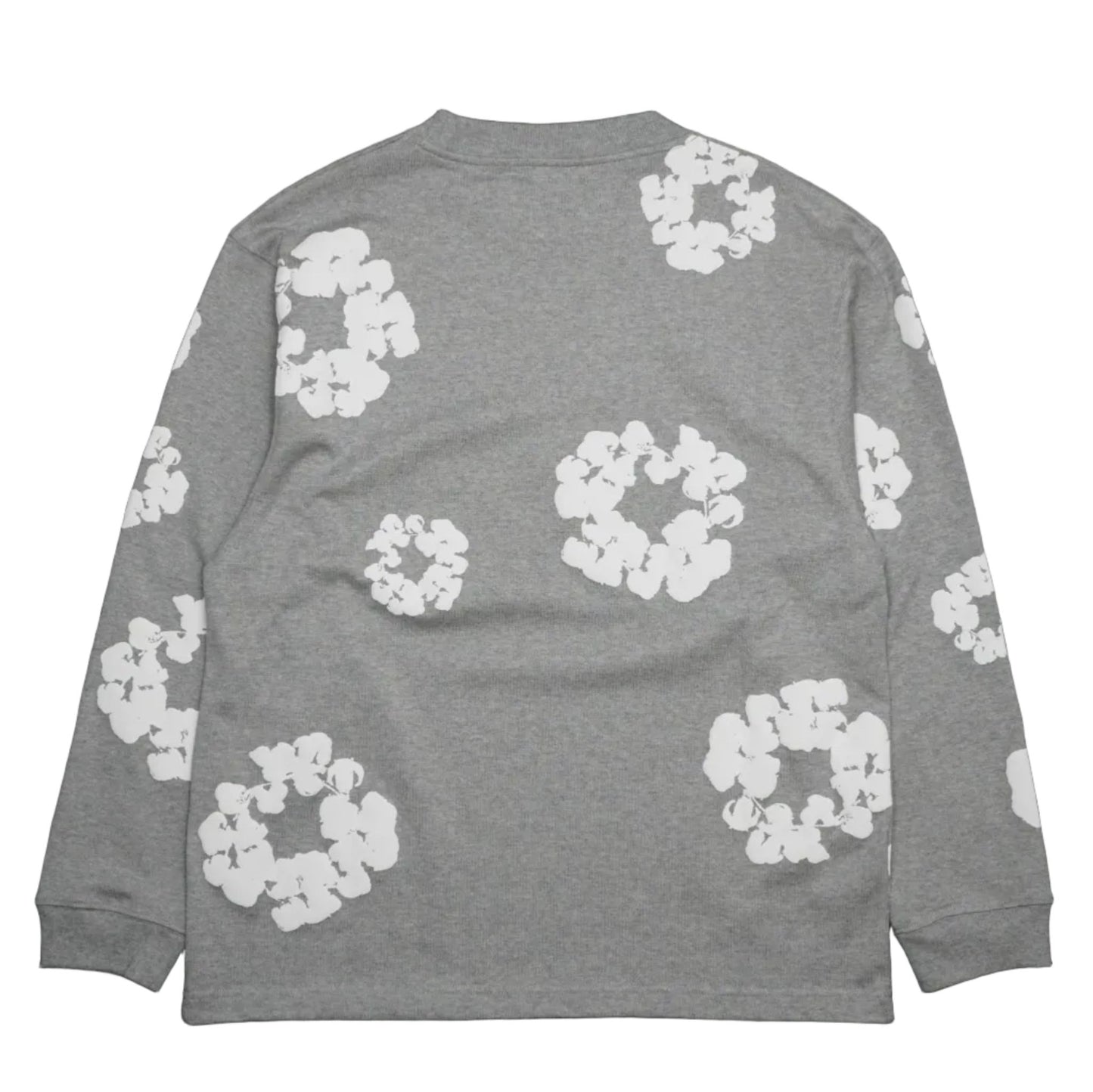 Denim Tears Cotton Wreath Grey Longsleeve - Denim Tears - SecondPlace