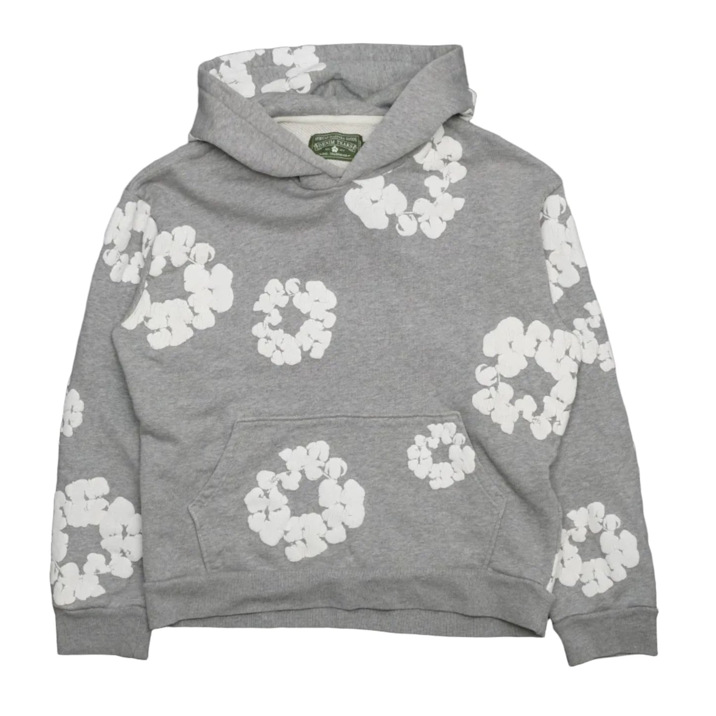 Denim Tears Wreath The Cotton Grey Hoodie - Denim Tears - SecondPlace