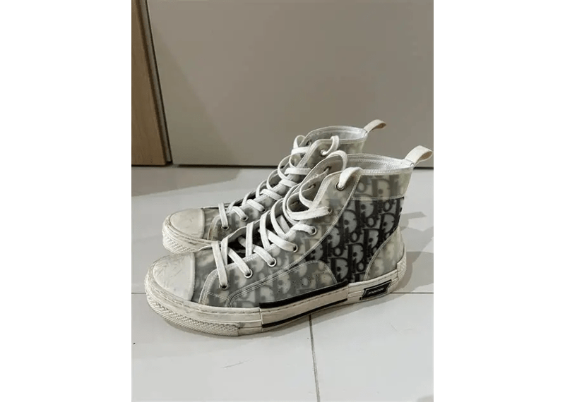 Dior B23 High Top Logo Oblique Sneaker - Dior - SecondPlace