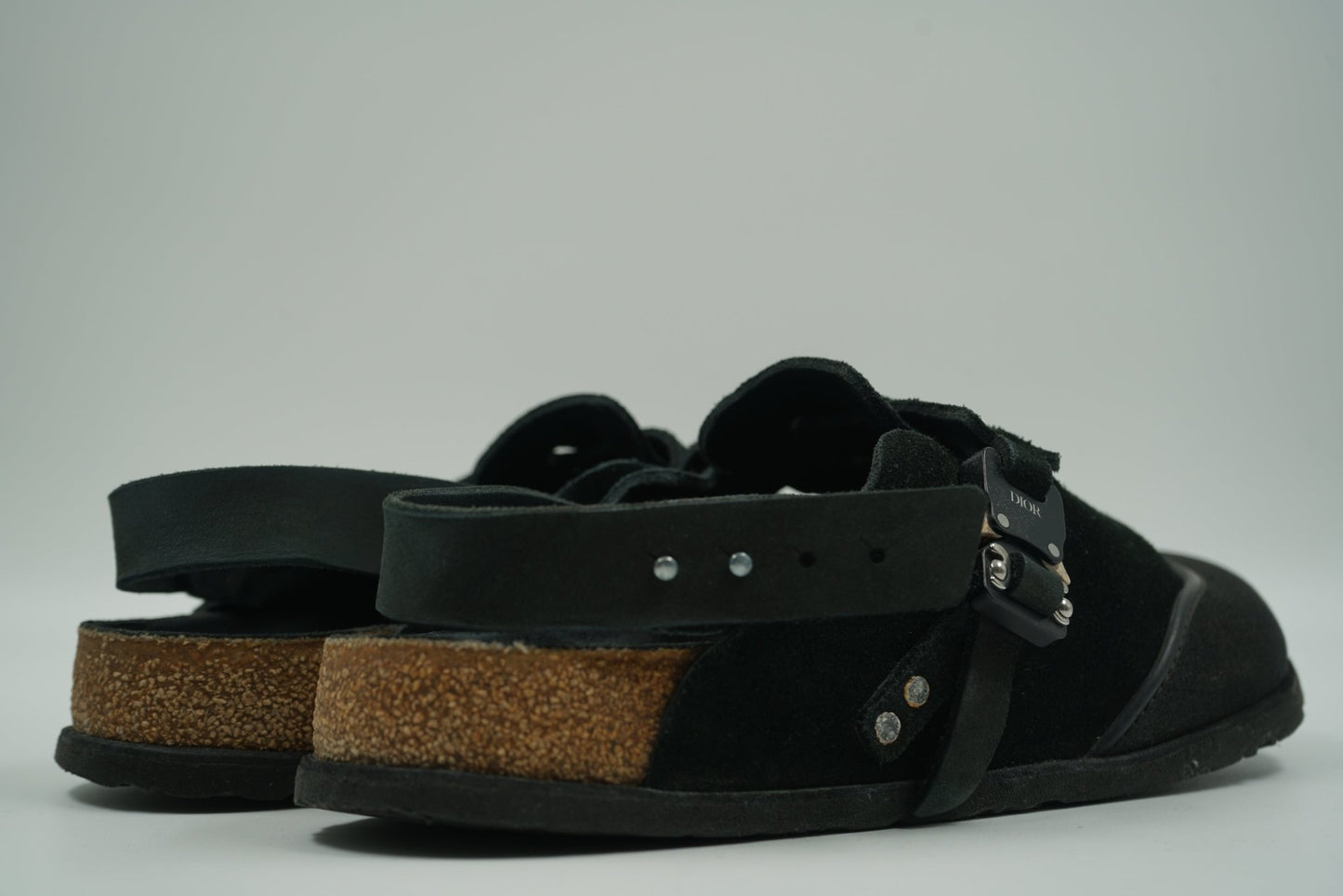 Dior By Birkenstock Tokio Mule Black Sandals - Birkenstock - SecondPlace