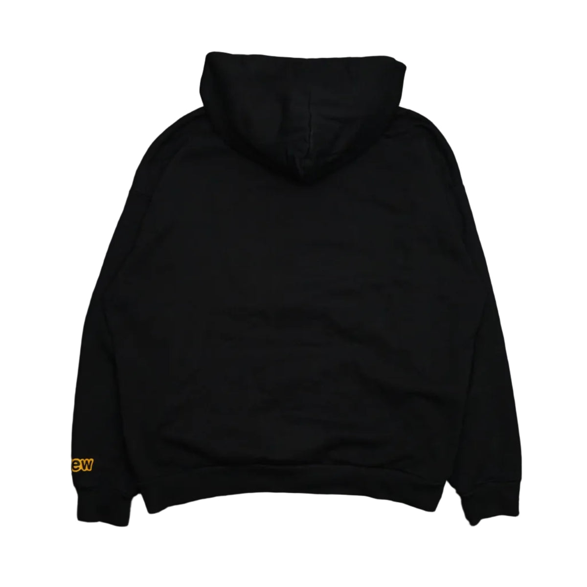 Pre-owned Drew House Mascot Yellow Smiley Black Hoodie, back view