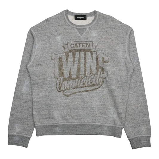 Dsquared2 Convicted Grey Crewneck - Dsquared2 - SecondPlace