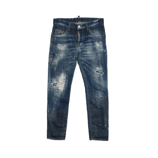 Dsquared2 Skater Jean Orange Stains Jeans