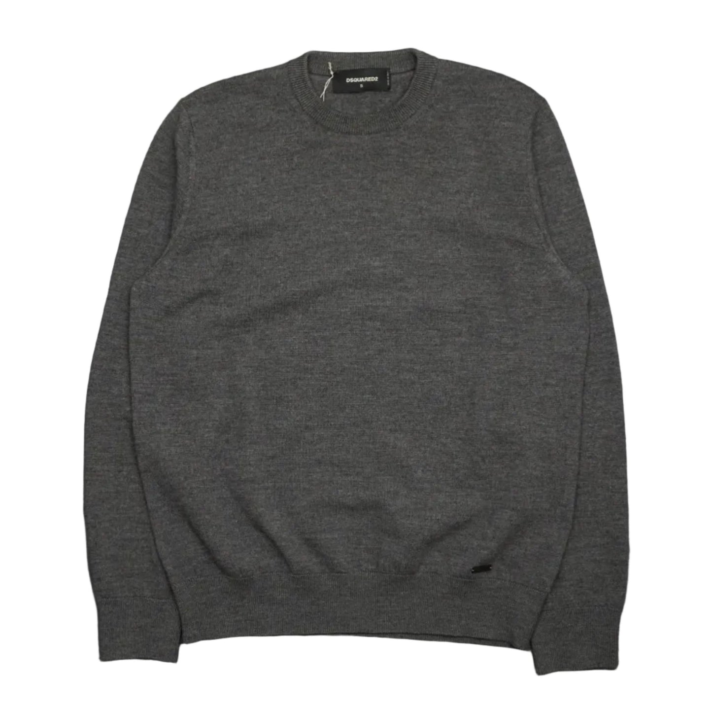 Dsquared2 Grey Wool Crewneck - Dsquared2 - SecondPlace