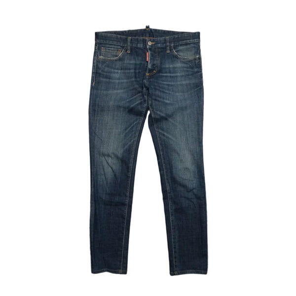 Dsquared2 Slim Jean Stone Washed Blue Jeans