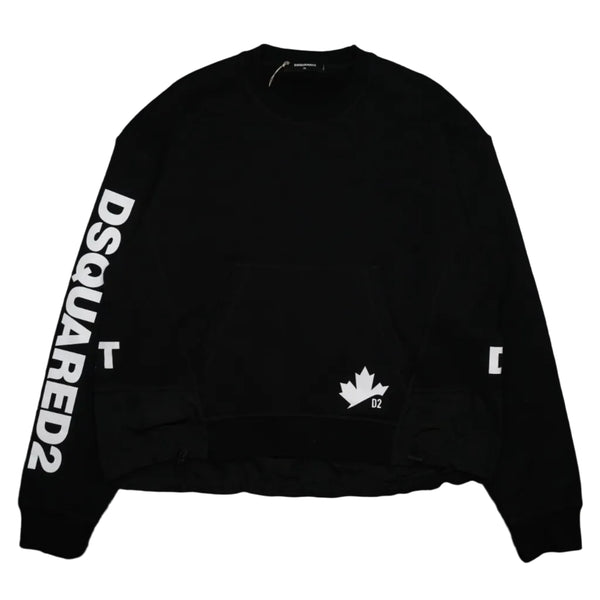 Dsquared2 Adjustable Black/White Crewneck