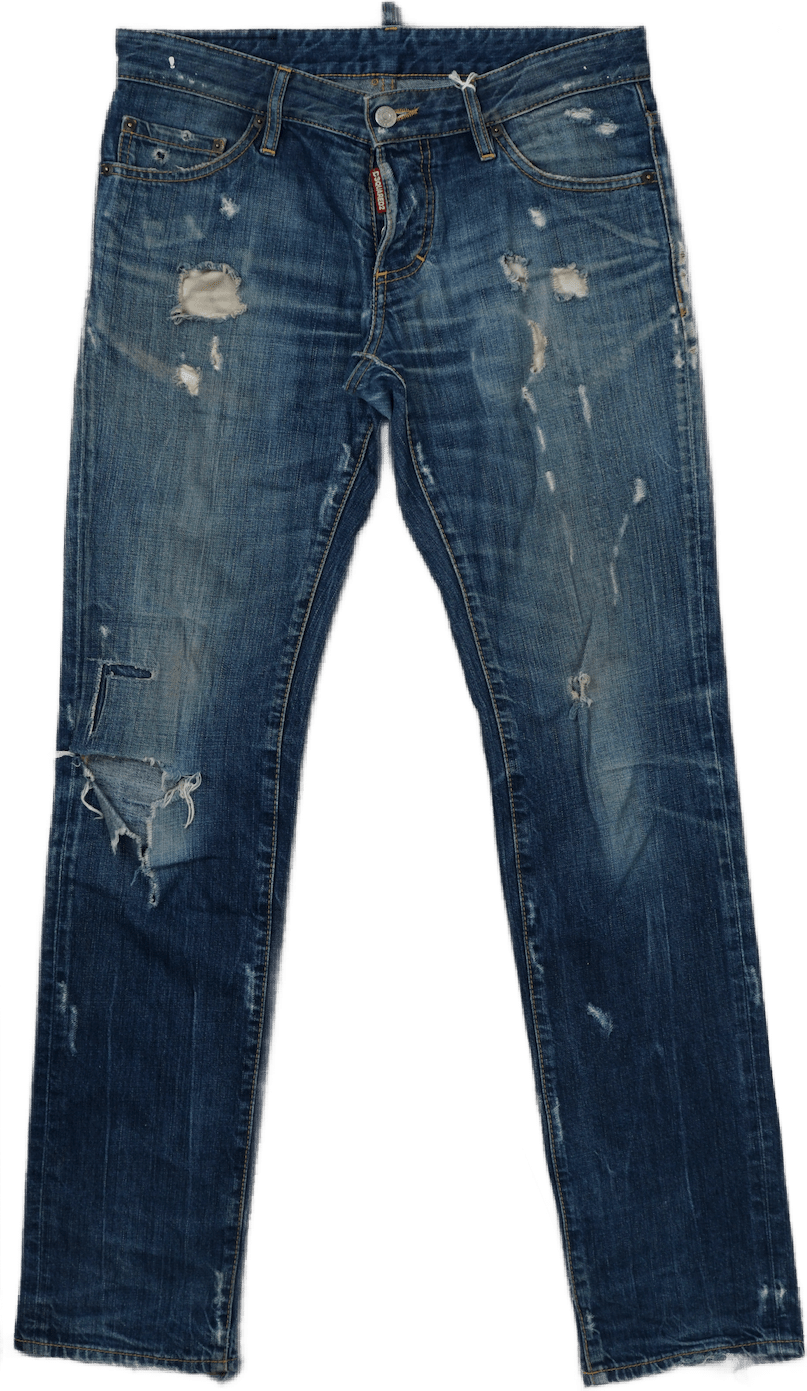Dsquared2 Pocket Holes Blue Jeans - Dsquared2 - SecondPlace