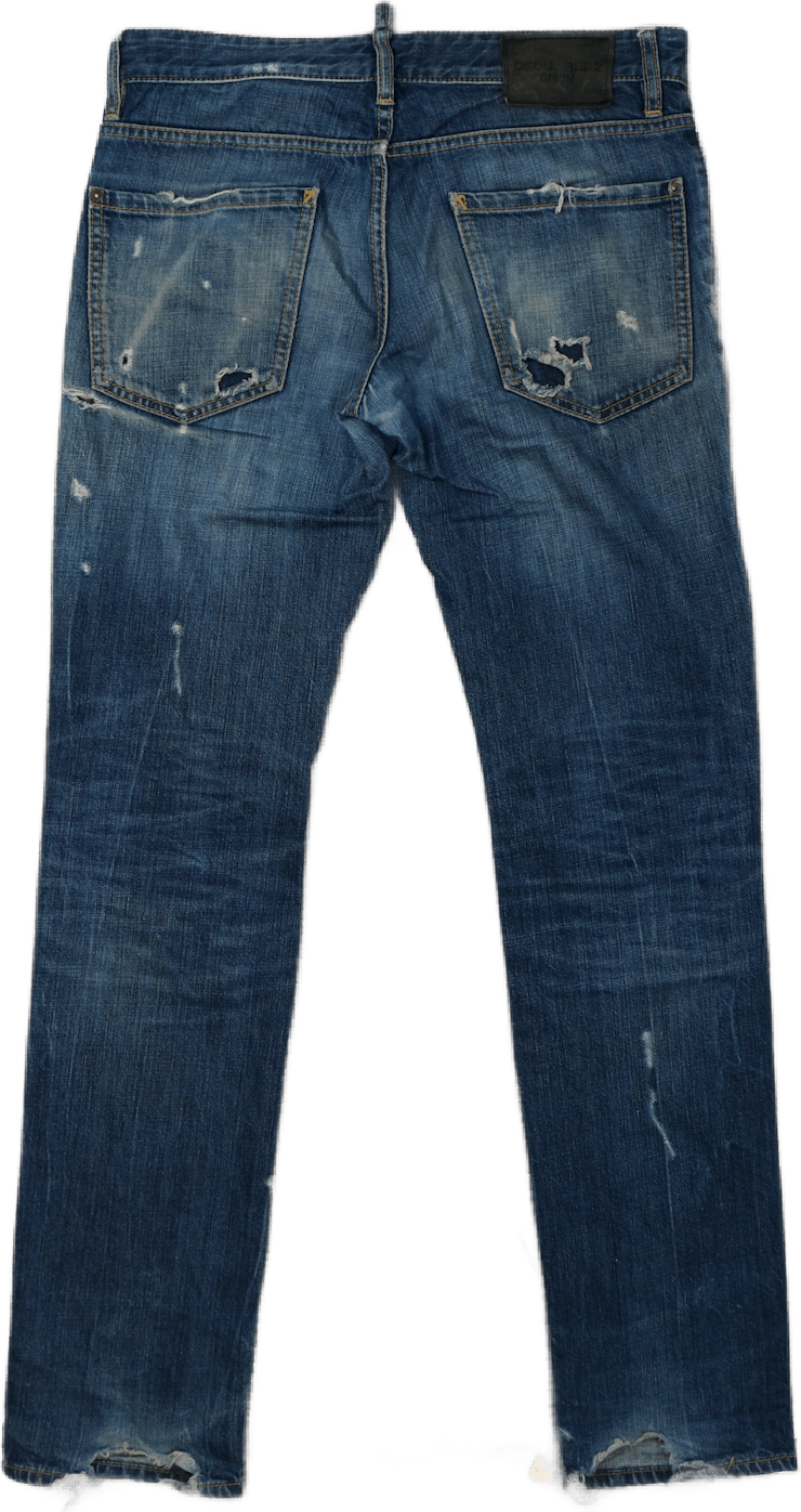 Dsquared2 Pocket Holes Blue Jeans - Dsquared2 - SecondPlace