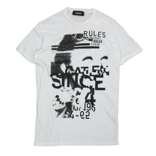 Dsquared2 Rules Are Cool White T-Shirt - Dsquared2 - SecondPlace