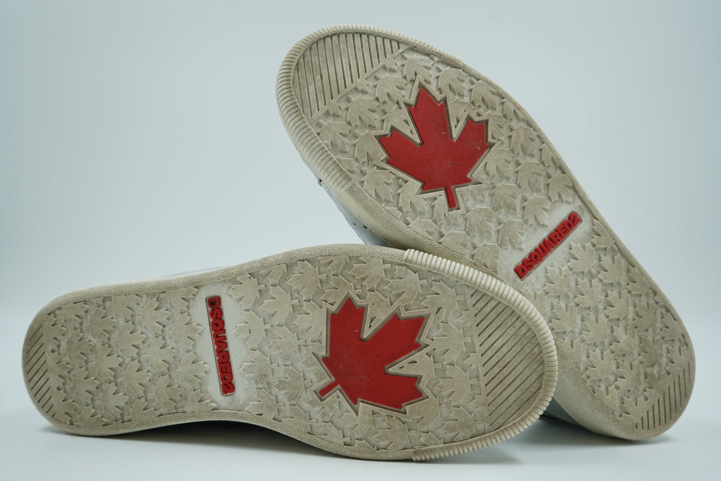 Dsquared2 Silver Low Top Sneakers - Dsquared2 - SecondPlace