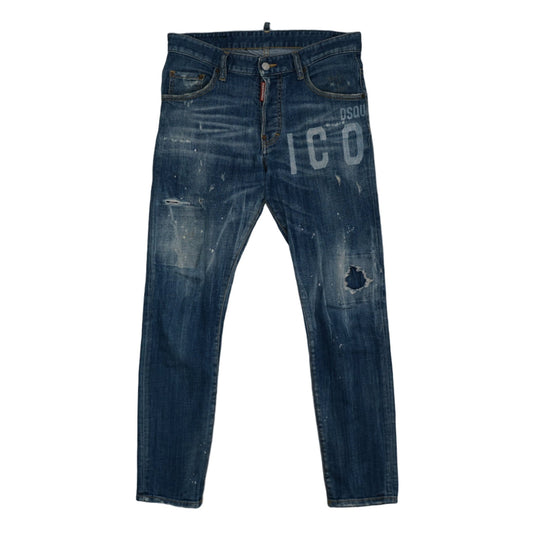 Dsquared2 Skater Jean Blue Denim Jeans - Dsquared2 - SecondPlace