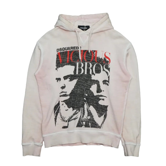 Dsquared2 Vicious Bros Pink Hoodie - Dsquared2 - SecondPlace