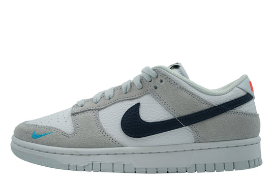Dunk Low Mini Swoosh Football Grey Midnight Navy - Nike - SecondPlace