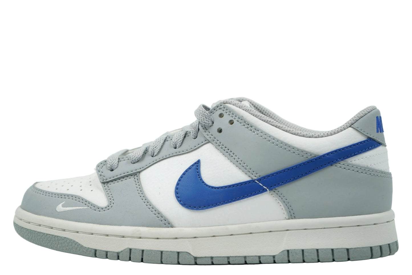 Dunk Low Mini Swoosh Wolf Grey Royal Blue - Nike - SecondPlace