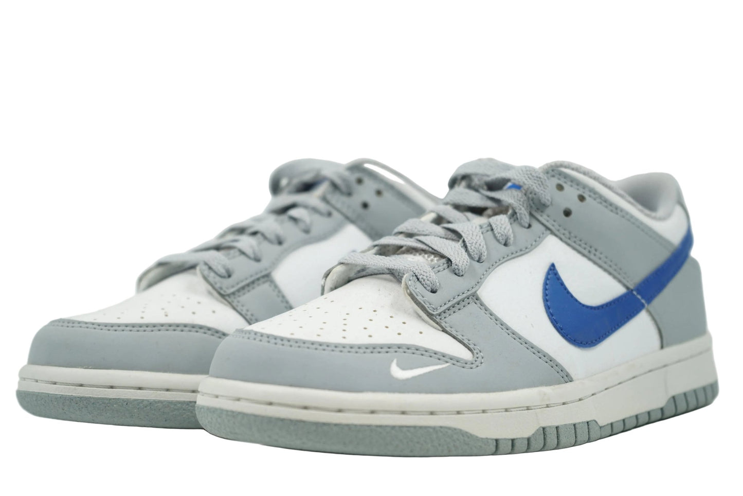 Dunk Low Mini Swoosh Wolf Grey Royal Blue - Nike - SecondPlace